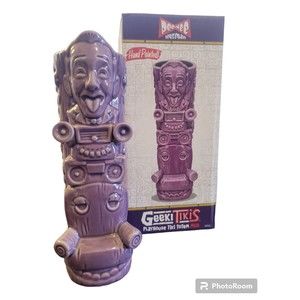 purple pee-wee herman pee wee playhouse tiki totem mug geeki NIB RETIRED